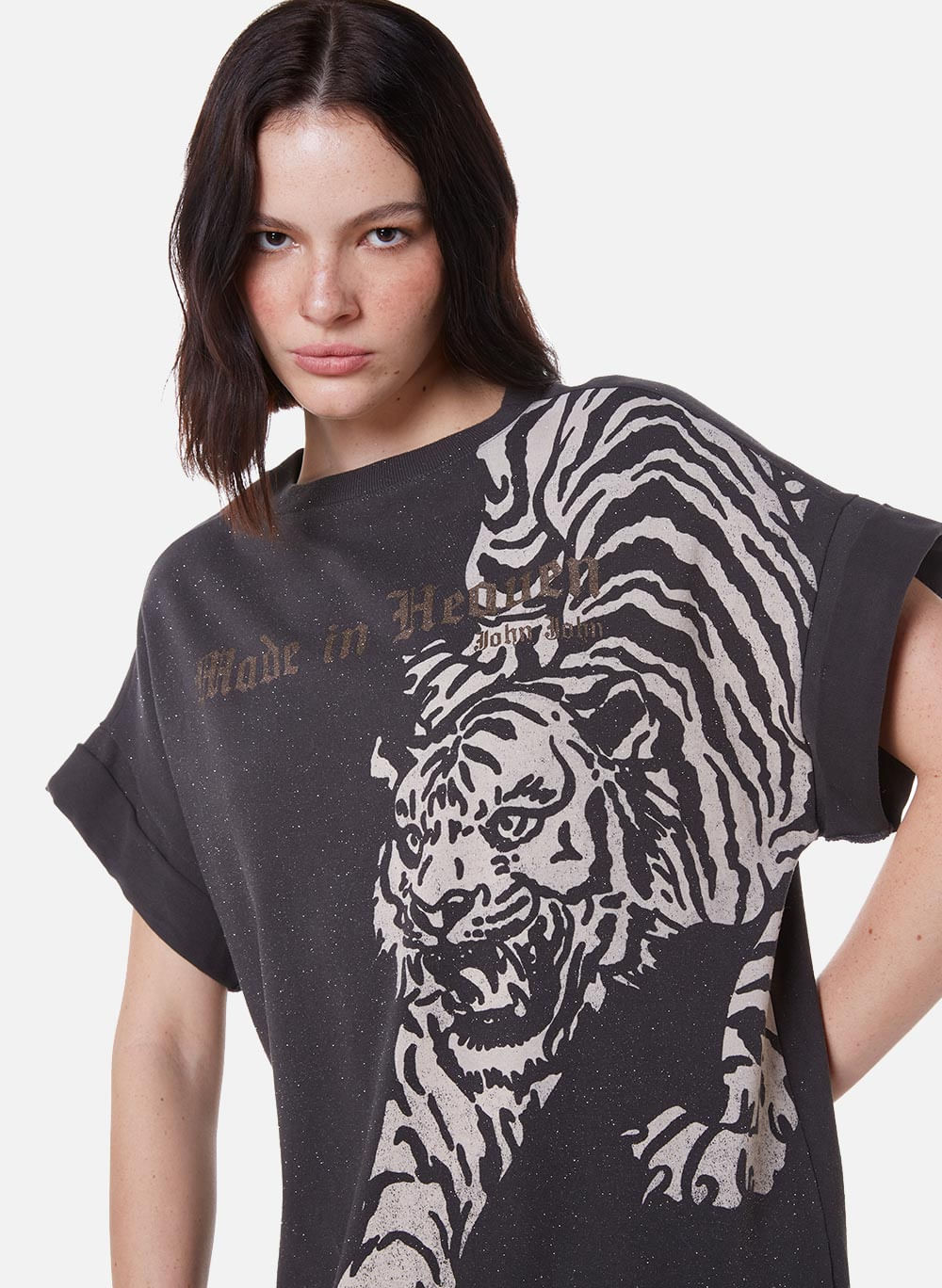 Camiseta Real Tigers John John Feminina 03.62.0258 - Camiseta Real