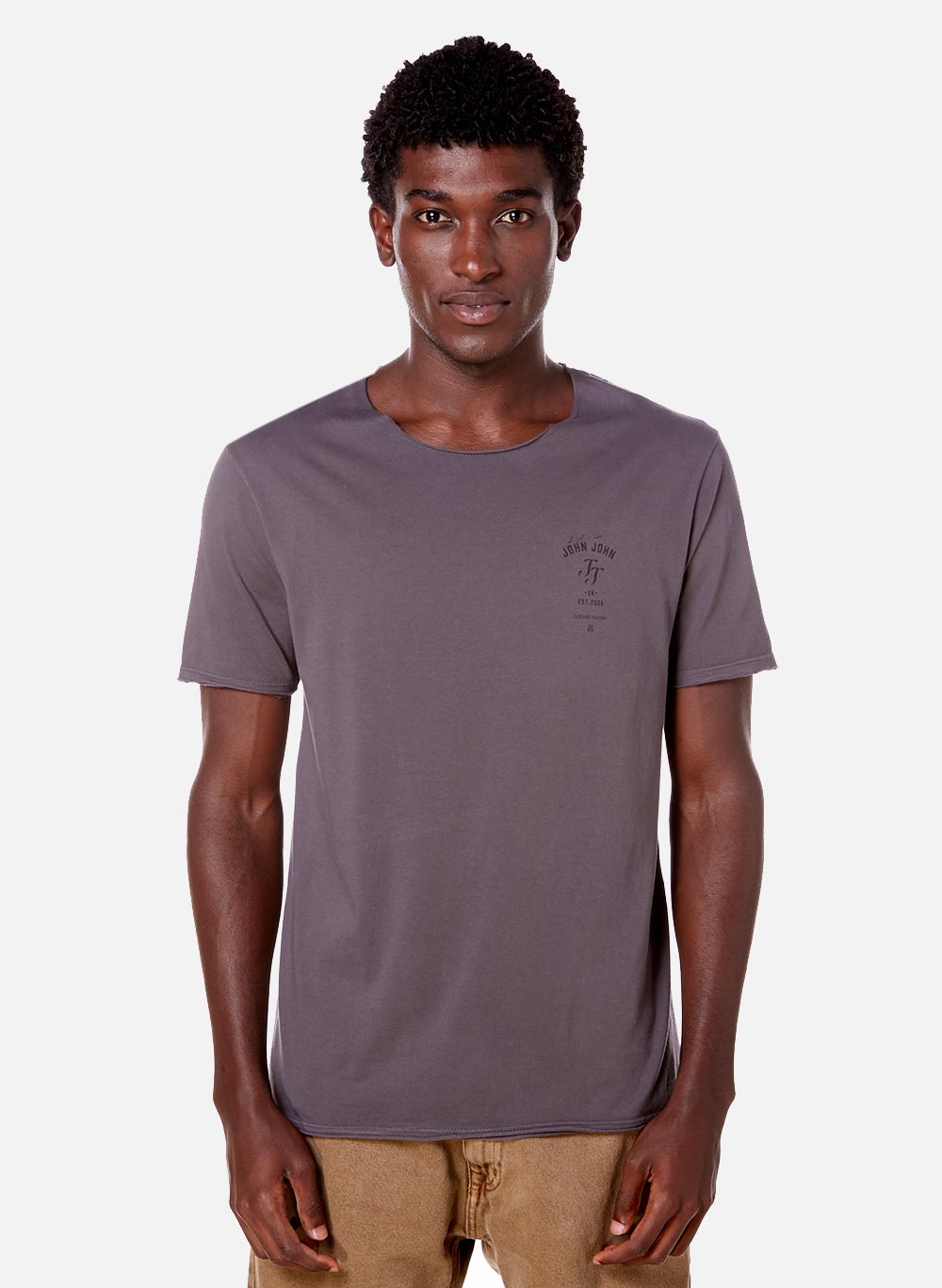 Camiseta Relaxed Fit Private Club John John Masculina - John John