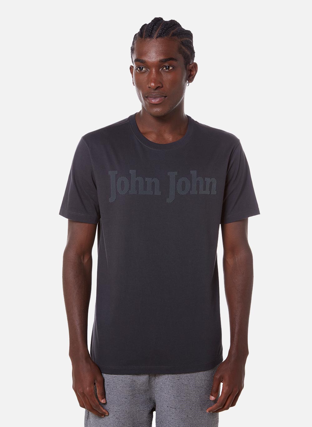 Camiseta Regular Fit Pyramid John John Masculina - John John