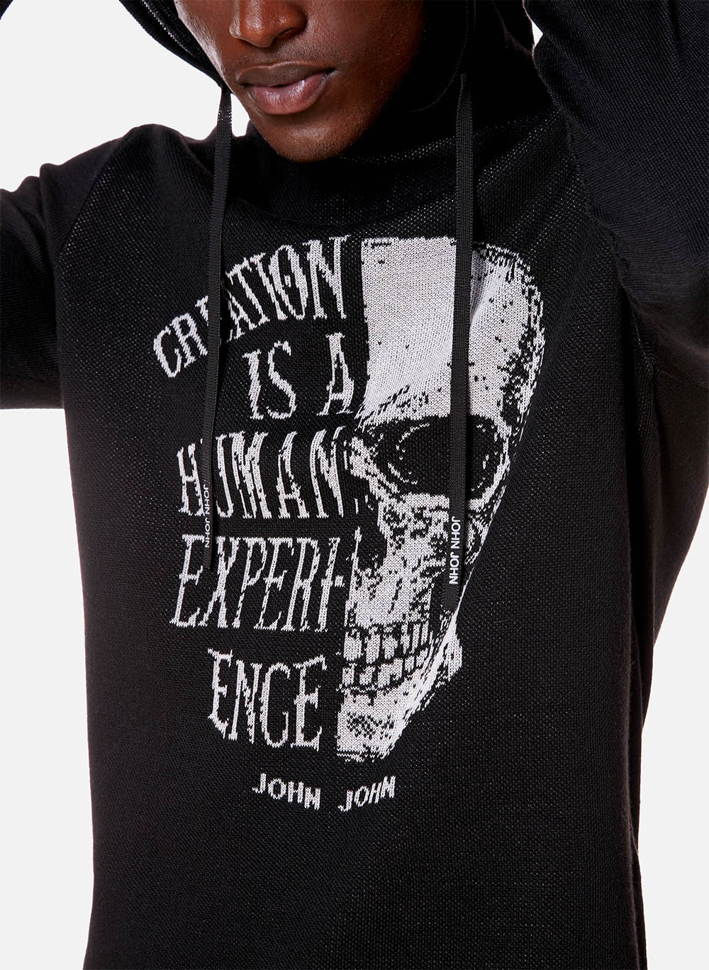 Camiseta Slim Fit Side Skull John John Masculina - John John