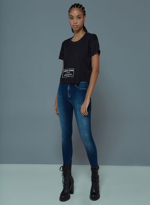 Calça Jeans M Skinny Long Fares John John Feminina