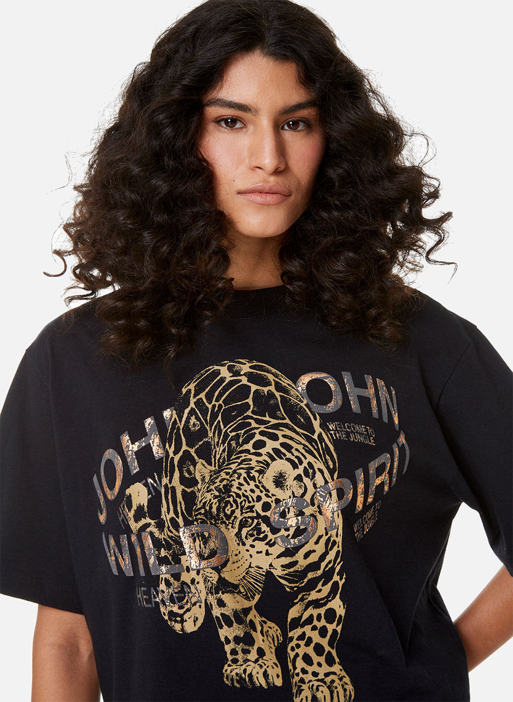 Camiseta Ampla Wild Spirit John John Feminina