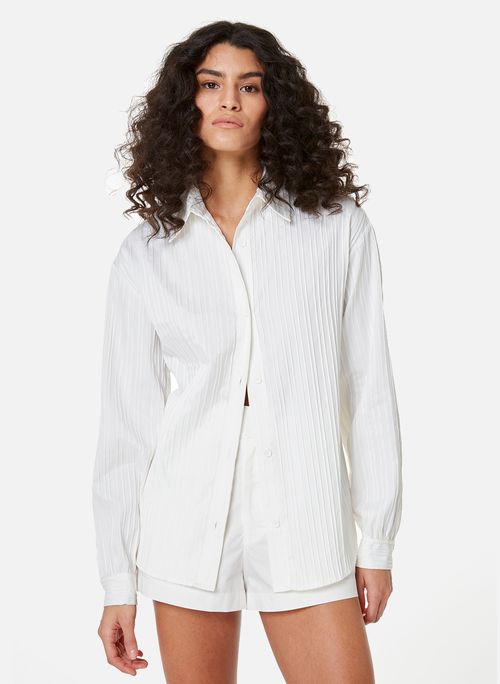 Camisa Oversized Maggie Off John John Feminina