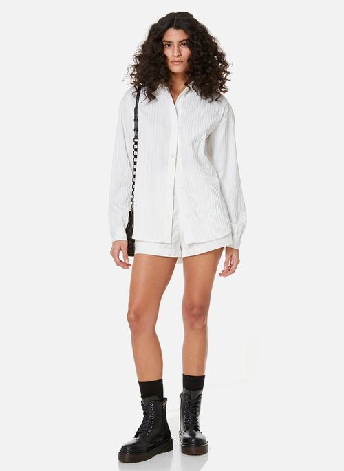 Camisa Oversized Maggie Off John John Feminina