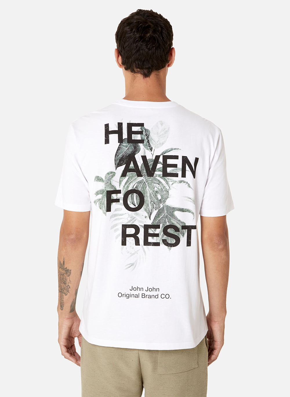 Camiseta Regular Fit Heaven Beach John John Masculina - John John