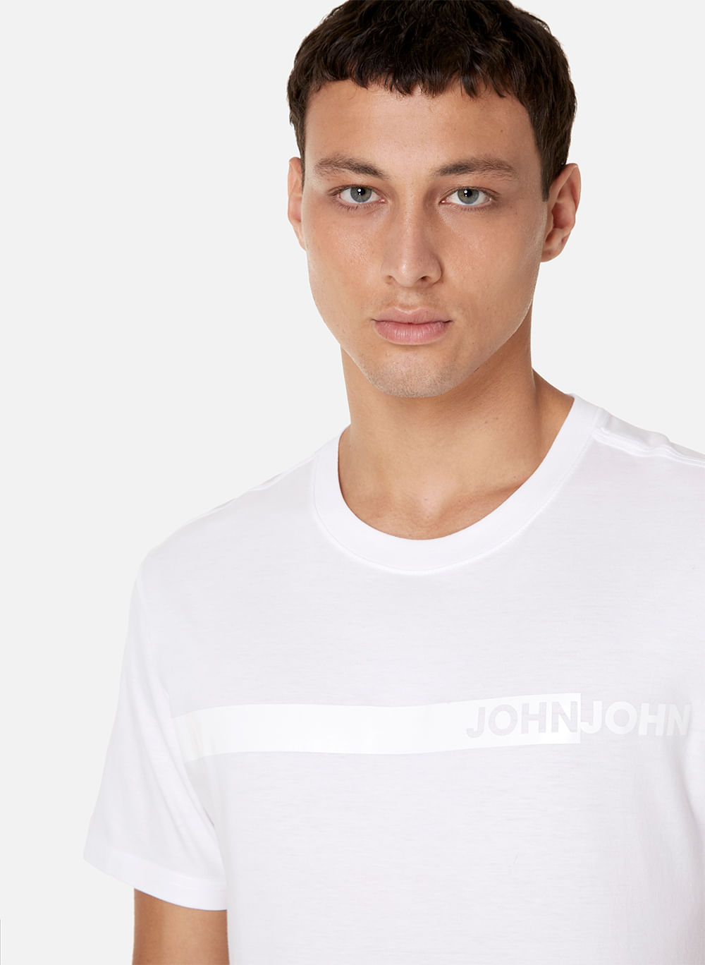 CAMISETA JOHN JOHN JJ HIGH SUMMER MALHA BRANCO FEMININA T-SHIRT JJ HIGH  SUMMER-BRANCO-PP