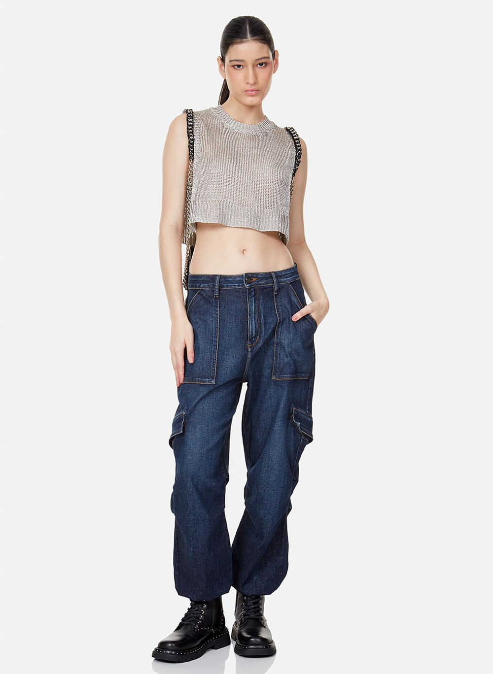 Camiseta Cropped Celebrate John John Feminina - John John