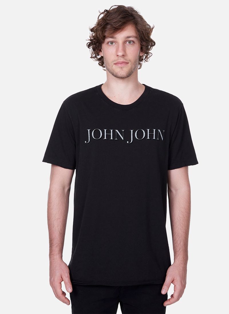Camiseta John John Logo Off-White - Compre Agora