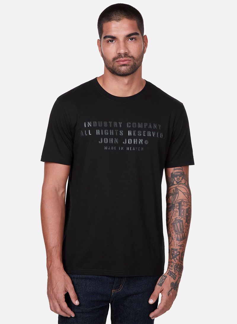 Camiseta Calvin Klein Jeans Industry Preta - Compre Agora