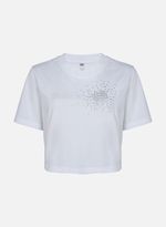 Camiseta Cropped John John Team New Branca - Compre Agora
