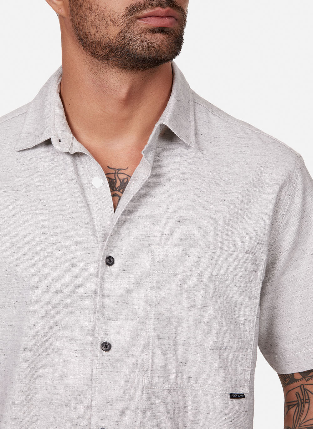 Camiseta Relaxed Fit Private Club John John Masculina - John John