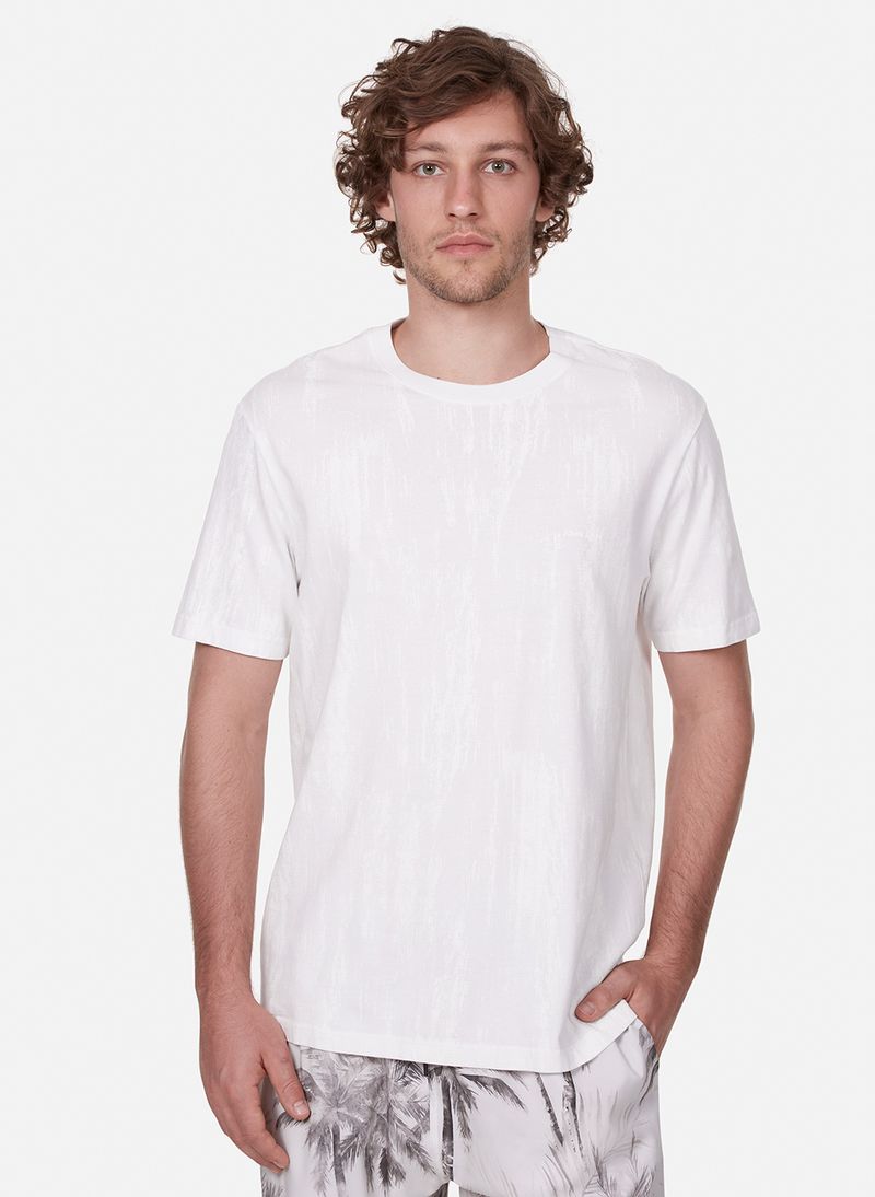 Camiseta John John Masculina Regular City Branca - Branco