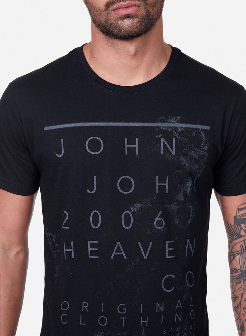 Camiseta Slim Fit Foil John John Masculina - John John