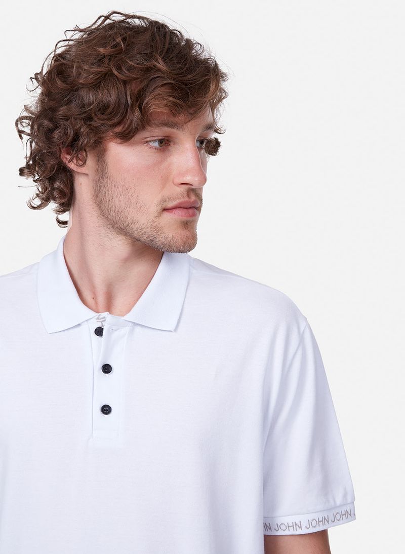 Camiseta John John Points White - Estilo Urbano e Sofisticado para Homens  Modernos