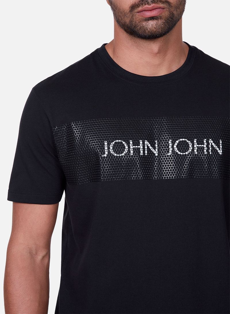 CAMISETA JOHN JOHN OUT BLACK PRETO G