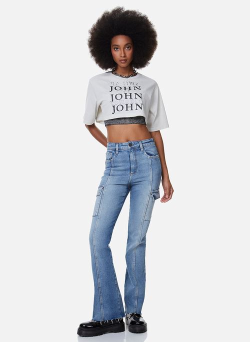 Estaleiro Store - Camiseta John John Skull América Feminina