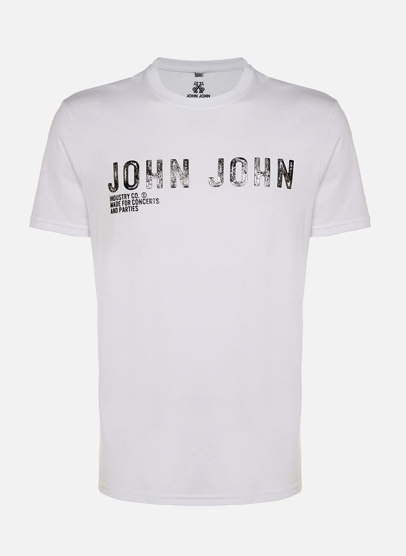 Camise Branca Creme Marrom John John Fit G