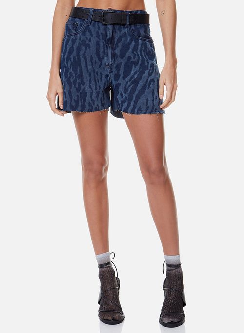 Shorts Jeans Hype Blue Panther John John Feminino