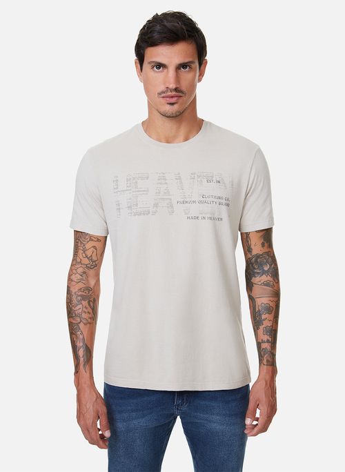 Camiseta Slim Fit Heaven Texture John John Masculina