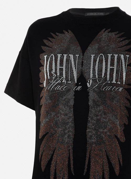 Camiseta Ampla Fallen Angel John John Feminina
