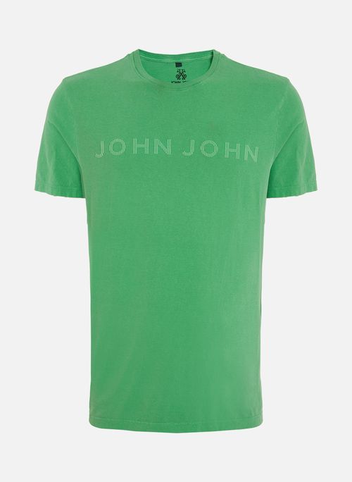 Camiseta Regular Fit Bernard Verde John John Masculina