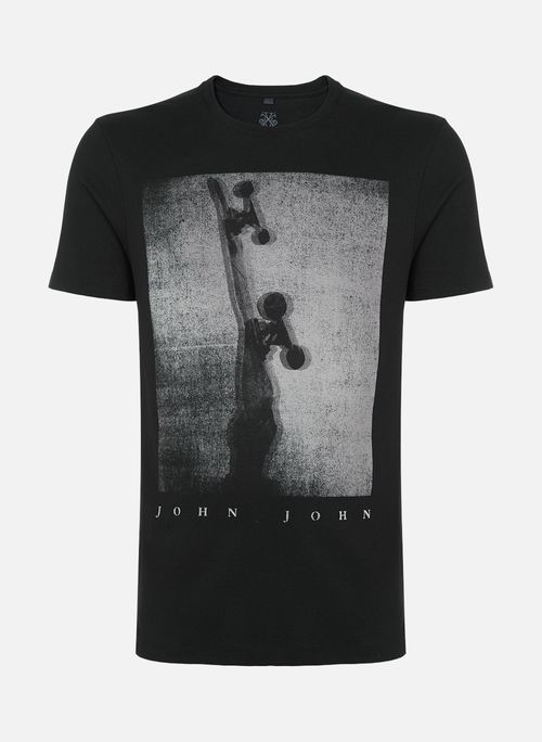 Camiseta Regular Fit Skatepark Hand John John Masculina