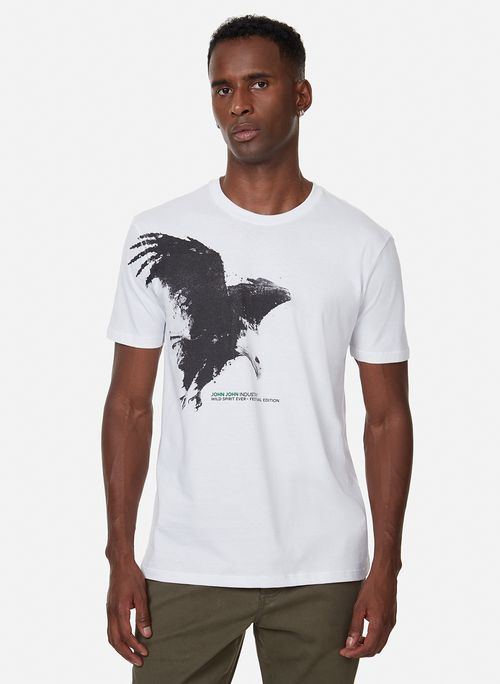 Camiseta Regular Fit Aqua Eagle John John Masculina