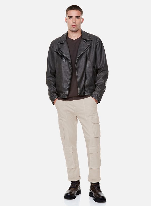Calça Straight Osaka Khaki John John Masculina - John John Calça Straight Osaka Khaki John John Masculina - John John