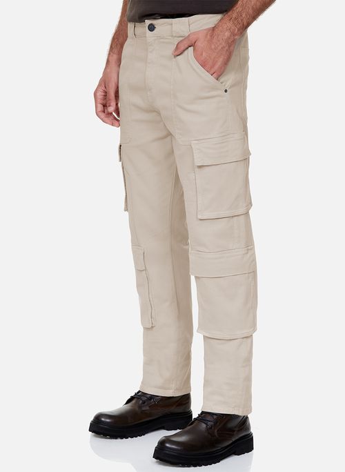 Calça Straight Osaka Khaki John John Masculina