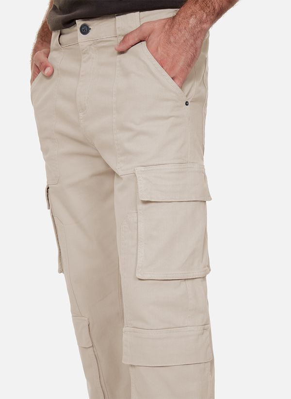 Calça Straight Osaka Khaki John John Masculina - John John Calça Straight Osaka Khaki John John Masculina - John John