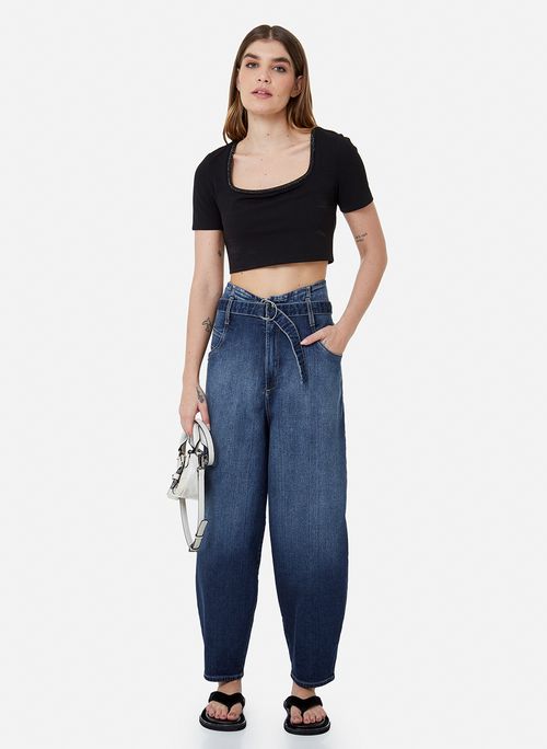 Calça Jeans Hype França John John Feminina