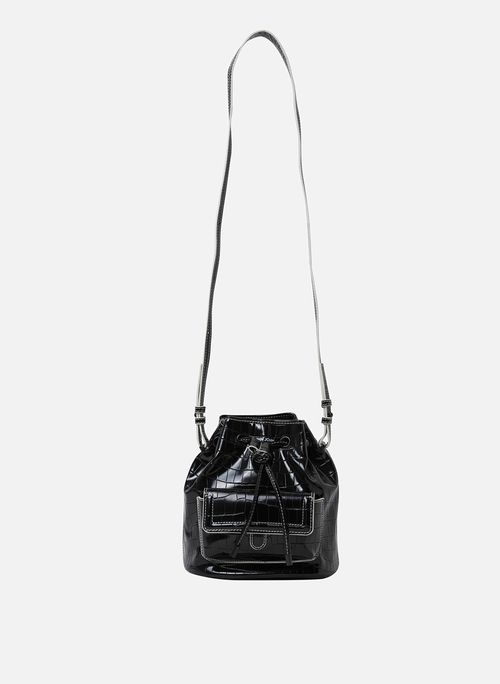 Bucket Bag Utility Croco John John Feminina