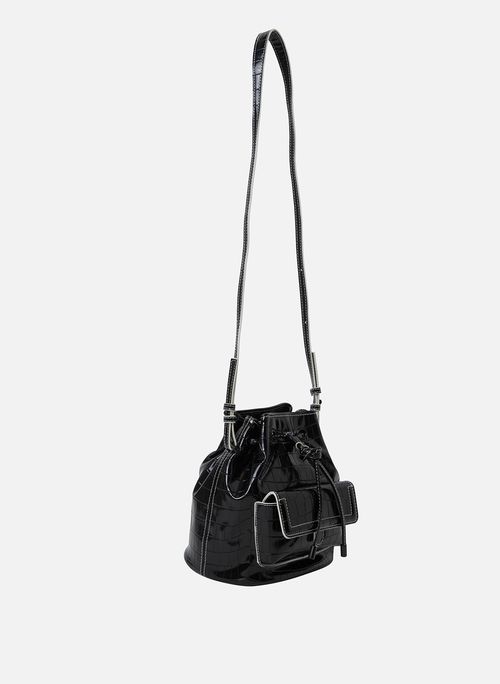 Bucket Bag Utility Croco John John Feminina