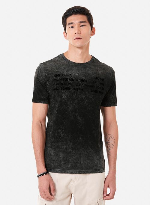 Camiseta Regular Fit Adventures Gate John John Masculina