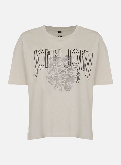 Camiseta Ampla Sharon John John Feminina