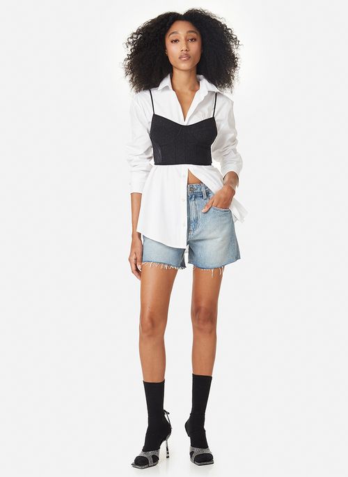 Shorts Jeans Boy Alto Riviera John John Feminina