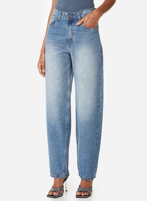Calça Jeans Wide Leg Hollywood John John Feminina