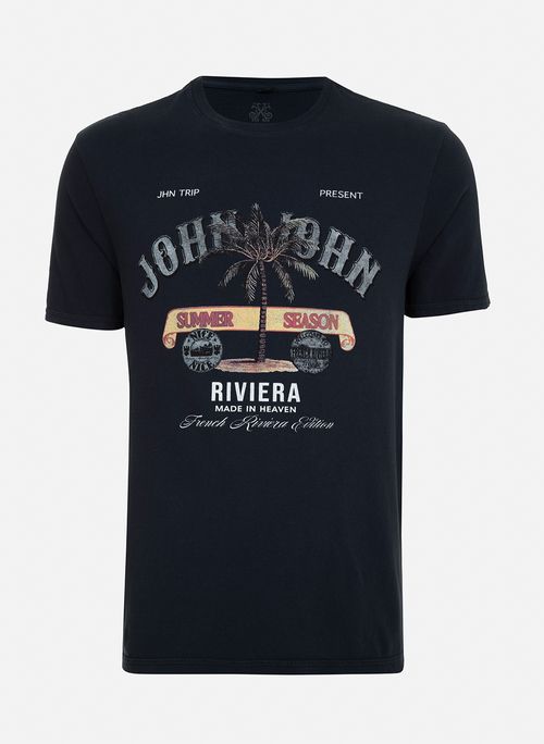 Camiseta Regular Fit Riviera Three John John Masculina