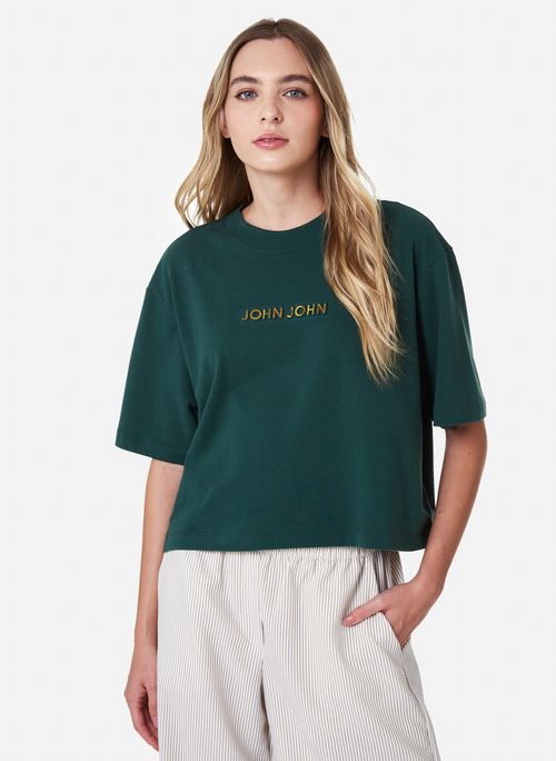 Camiseta Ampla Alexa John John Feminina