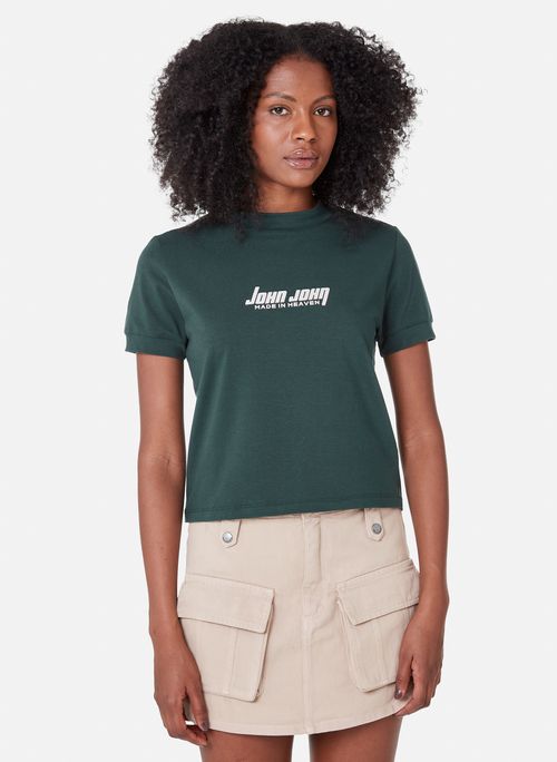 Camiseta Reta Cleo John John Feminina