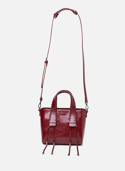 Small Tote Bag Laced Red John John Feminina