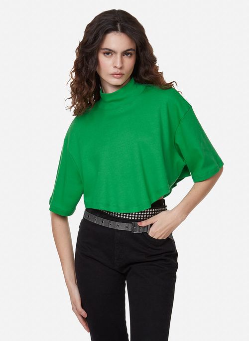 Camiseta Ampla Sevilha Green John John Feminina