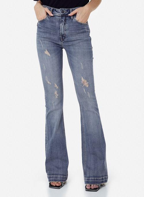 Calça Jeans Flare Jacarta John John Feminina