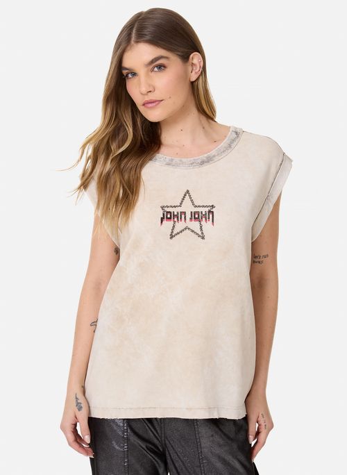 Camiseta Reta John John Star John John Feminina