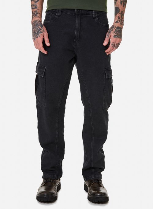 Calça Jeans Straight Cargo Newport John John Masculina