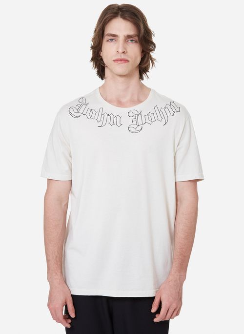 Camiseta Regular Fit John Gothic Neck John John Masculina