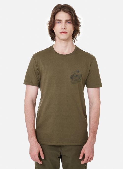 Camiseta Slim Fit Snake Chest John John Masculina