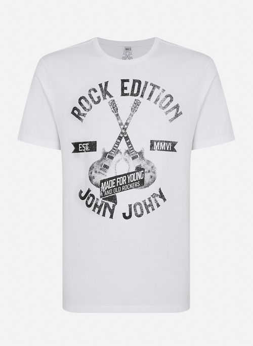 Camiseta Regular Fit Guitar Young John John Masculina