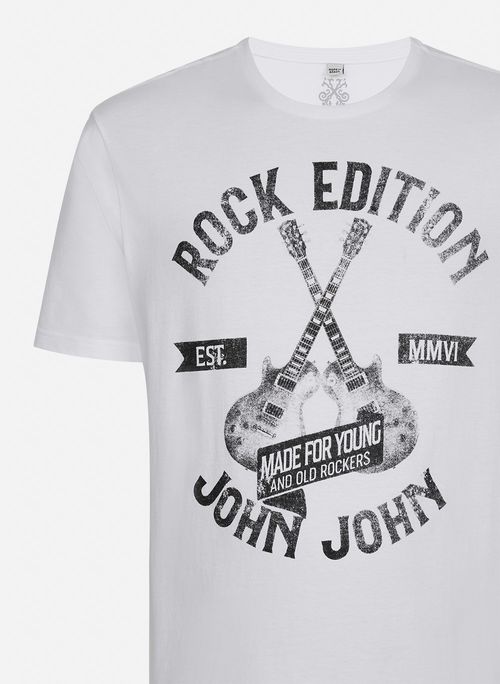 Camiseta Regular Fit Guitar Young John John Masculina