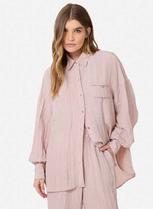 Camisa Ampla Joss Rose John John Feminina